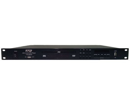 Черный DVD-плеер 50HZ RS232 игрока до полудня FM Mp3 DVD высоты 1U аудио