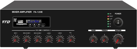 усилитель системы PA 120W AC230V с MP3 SD BT FM