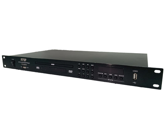Черный DVD-плеер 50HZ RS232 игрока до полудня FM Mp3 DVD высоты 1U аудио