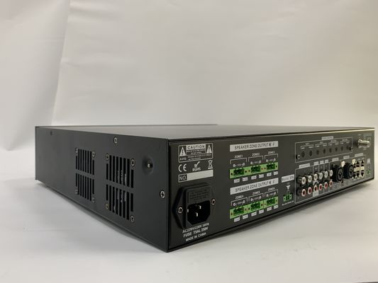 аудио система PA канала усилителя 6 матрицы 6*120W установила 70dB коэффициент S/n