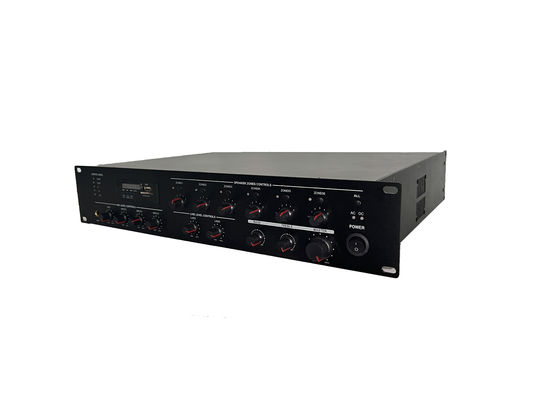 регулятор и усилитель зоны 500W 6 домашние аудио Multizone с тюнером MP3 и FM