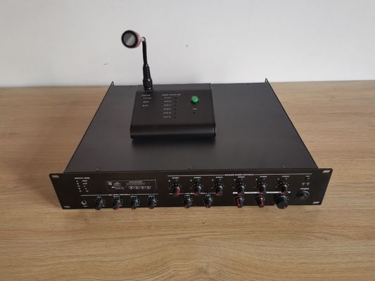 6 станция поддержки 8 Amp смесителя усилителя системы PA зоны 350W удаленная вызывая