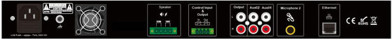 коэффициент S/n усилителей 85dB аудиосистемы системы PA сети IP 350W