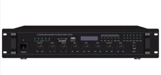 Аудио усилителя зоны 350w системы 6 системы оповещения с MP3 &amp; FM